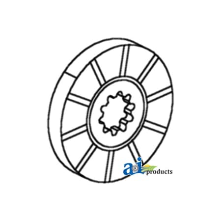 A & I Products Brake Disc 6" x6" x0.5" A-1975462C3